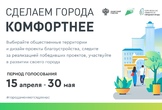Общероссийское голосование за объекты городской среды